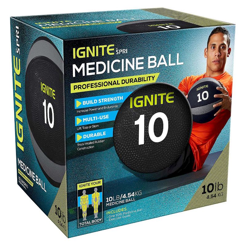 Ignite by SPRI Medicine Ball - 10 lbs, 3 of 5