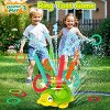 Vatos Turtle Water Sprinkler for Kids,4 in 1 360 Roating Spray Toys with Snail Splash,Ring Toss,Catch Ball Game & Hurdle Play for Boys Girls Aged 3-8 - 4 of 4