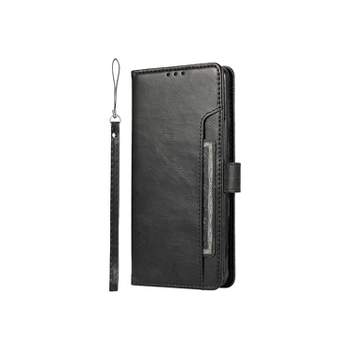 SaharaCase Leather Folio Wallet Case for Google Pixel 8 Pro Black (CP00528)