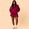 Blogilates Women's Marshmallow Full Zip Hooded Sweatshirt - 4 of 4