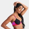 Parade Women's Re:Play Unlined Underwire Bralette - Red/Black/Purple - 3 of 4