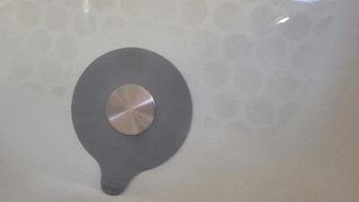 Bath Tub Drain Stopper Gray - Oxo : Target