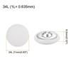 Unique Bargains Metal Shank Round Cloth Covered DIY Sewing Buttons 20 Pcs - 2 of 4