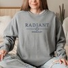 Simply Sage Market S.W.Smiley Embroidered Radiant Smiley Outline Garment Dyed Sweatshirt - 3 of 4