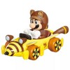 Hot Wheels Mario Kart 1:64 Scale Tanooki with Bumble V Collectible Vehicle - 2 of 2