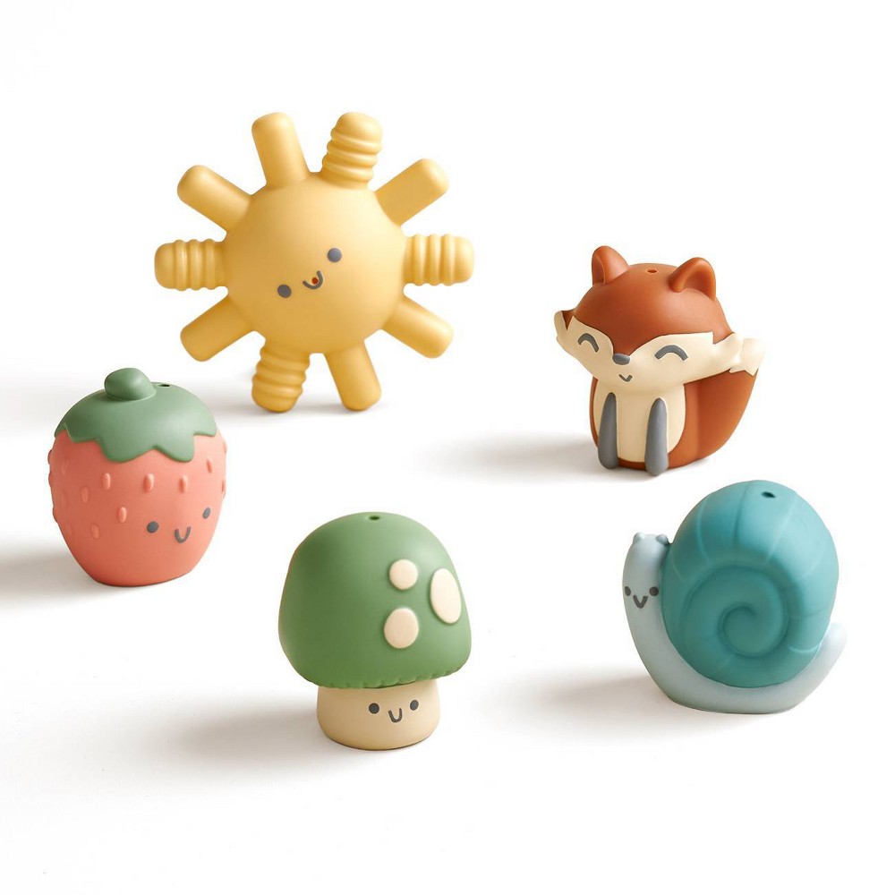 Photos - Bath Toy Itzy Ritzy Puppets Friends: , Fine Motor Skills, 5 Pieces 
