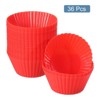 Unique Bargains Silicone Non-Stick Heat Resistant Baking Cups - 3 of 4