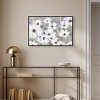 Art Remedy Texture and Flowers Colorful buterfly and flowers wall art Framed - 2 of 4