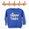 The Juniper Shop Mini Smiley Happy Times Toddler Sweatshirt - 2 of 4