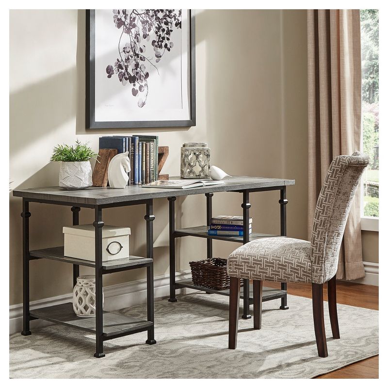 Ronay Wood Writing Desk with Storage - Inspire Q, 5 of 6