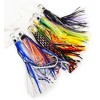 6 Pcs/set Steel 6.5 Inch Trolling Acrylic Octopus Lure Artificial Bionic Tuna Mackerel Fake Bait For Deep Water Saltwater Sea Fishing - 3 of 4