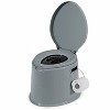 Chery Life 5L Portable Travel Toilet with Paper Holder for Outdoor - 2 of 4
