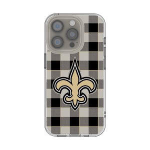 NFL NFC Teams Plaid Clear Cell Phone Case for Apple iPhone - 1 of 4