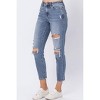 Women's Destroyed Slim Fit Jean - Judy Blue - image 2 of 4