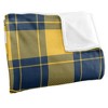 University Of New Haven Campus Plaid Spirit Silky Touch Super Soft Throw Blanket 50x60 - 3 of 4