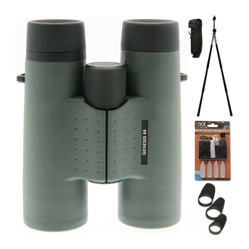 Kowa 10.5x44 Prominar XD Lens Roof Prism Binoculars with Deluxe Birder's Bundle, 1 of 4