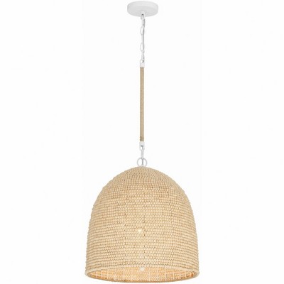 Crystorama Lighting Jasper 3 - Light Pendant in  Matte White