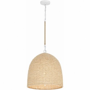 Crystorama Lighting Jasper 3 - Light Pendant in  Matte White - 1 of 4