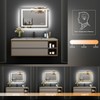 Organnice Frameless Anti-Fog Bathroom Vanity Mirror with Dimmable Light - 3 of 4