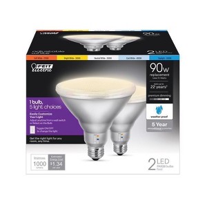 Feit Electric PAR38 E26 (Medium) LED Bulb White 90 Watt Equivalence 2 pk - 1 of 1