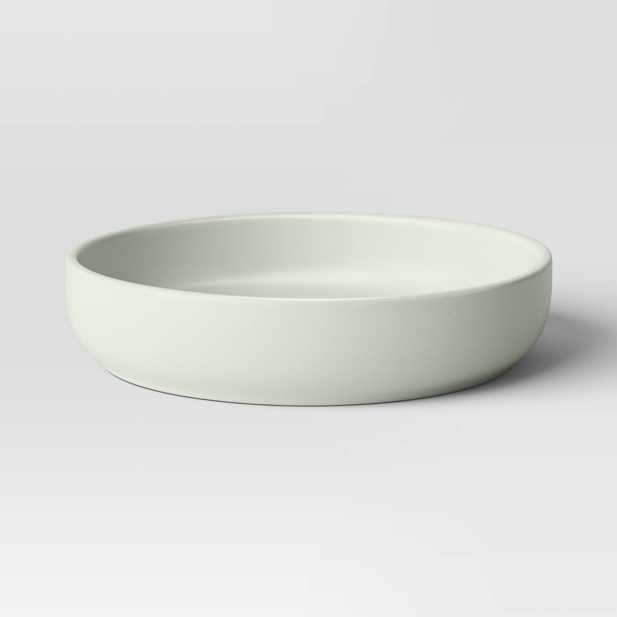 Stoneware Avesta Pasta Bowl Light Green - Threshold™