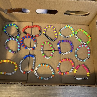 Kit bracelets à messages perles alphabet best friends - Dragées