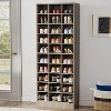 Hommoo 10-Tier Wooden Shoe Rack with 30 Cubbies - 3 of 4