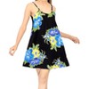 LA LEELA Women's Vacay Beach Summer Beachwear Dress Spaghetti Strap Nightshirts Slip Nighty - 2 of 4