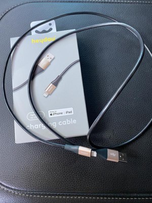 6' Lightning To Usb-a Round Cable - Heyday™ Gray/silver : Target