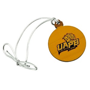 Arkansas at Pine Bluff Secondary Logo Mini Small Tiny Wood Christmas Tree Holiday Ornament - 1 of 4