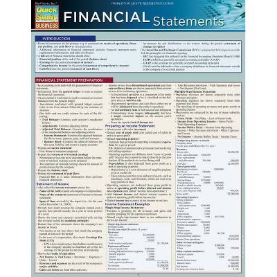 Financial Statements - by  Michael P Griffin (Poster)