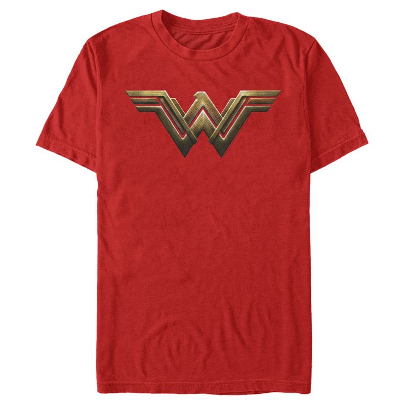 Men's Zack Snyder Justice League Wonder Woman Logo T-Shirt, 1 of 6