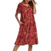 Ekouaer Women's House Dress with Pockets - 3 of 4
