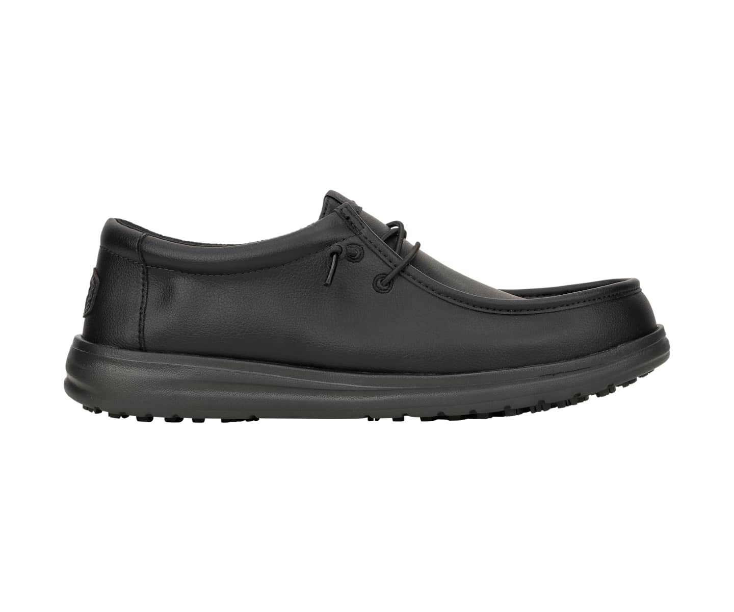 HEYDUDE Men Wally Work CE Classic Slip Resistant, Classic Black, 9, цвет: Чёрный — фото 1