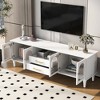 HDZNVF Retro TV Stand for TVs up to 75 Inches - 2 of 4