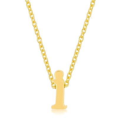 Slickblue Stylish Custom Initial Necklace for Women, 18" Link Chain+2" Ext., Rose Gold/Gold/Silver Options, b-z Options