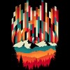 Men's Design By Humans Sunset in Vertical By digsy T-Shirt - 2 of 4