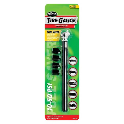 10-50 Psi Pencil Tire Gauge And Valve 