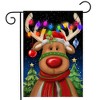 Briarwood Lane Christmas Garden Flag 12x18 For Outdoor Festive Reindeer For Christmas Garden Flag Flags For Outside - 2 of 4
