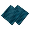 Chanasya Gem Pleated Textured Velvet Throw Pillow Cover - 2-Piece Set - 3 of 4