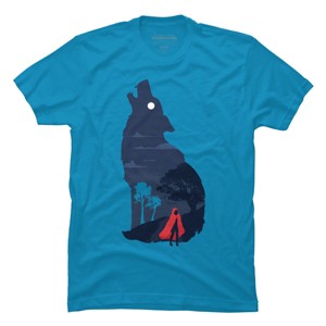 Men's Design By Humans Walking in the dark By StevenToang T-Shirt - 1 of 3