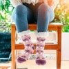5 Star Super Deals Women's Thermal Fleece Lined Socks – Plush Fleece, Warm & Toasty Footwear – Non-Skid Gripper Bottom - 2 of 4
