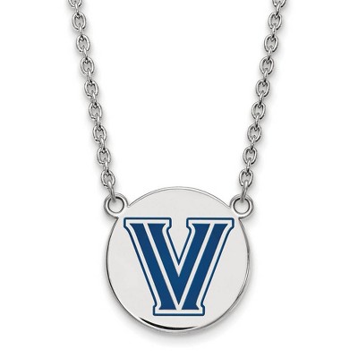 Black Bow Jewelry Sterling Silver Villanova Wildcats NCAA Necklace 18 Inch