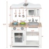 Infans Wooden Pretend Play Kitchen Set for Kids Toddlers w/ Accessories & Sink - 2 of 4