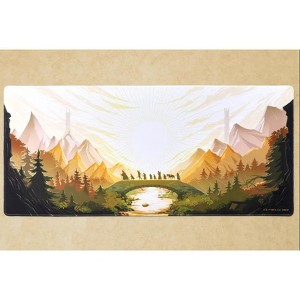 The Lord of the Rings Desk Mat, Fellowship, Gold - 1 of 1