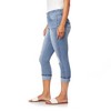 Angels Forever Young Women's 23" Curvy Crop Jeans - 3 of 3