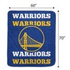 NBA Golden State Warriors Repeat Refresh Ultra Soft Blanket - 2 of 3