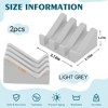Aoibox Silicone Soap Dish for Bar Soap Holder, Self Draining Waterfall Drying Tray for Shower Bathroom, Keeps Soap Dry & Clean, Easy to Clean (2 Pack) - 2 of 4