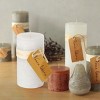 Vance Kitira 8" White Timber Pillar Candle ,Scentless, Clean-Burning, Environmental Friendly - 2 of 2