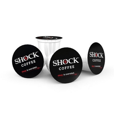 Shock Coffee Shock Extra Caffeinated Coffee Pods